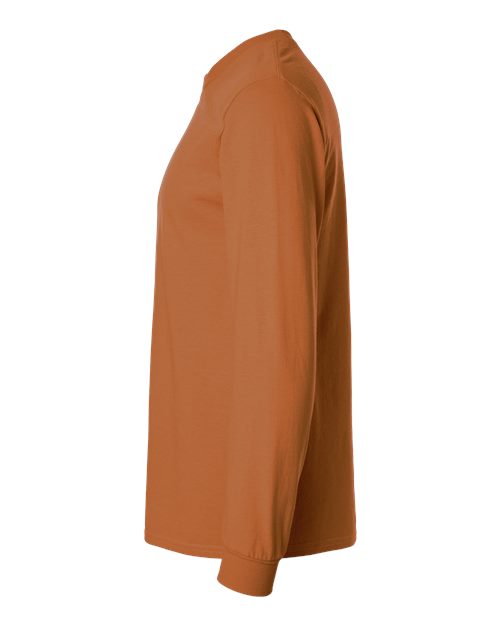 Gildan G240 Adult Ultra Cotton  Long-Sleeve T-Shirt #color_T ORANGE