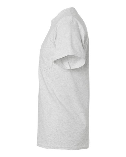 Gildan G230 Adult Ultra Cotton  Pocket T-Shirt #color_ASH GREY