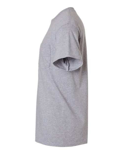 Gildan G230 Adult Ultra Cotton  Pocket T-Shirt #color_SPORT GREY