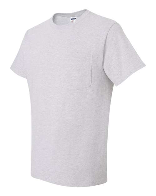 Jerzees 29P Adult DRI-POWER ACTIVE Pocket T-Shirt #color_ASH