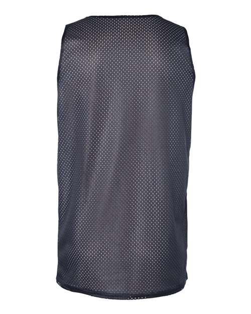 Badger 8529 Pro Mesh Reversible Tank Top #color_Navy/ White
