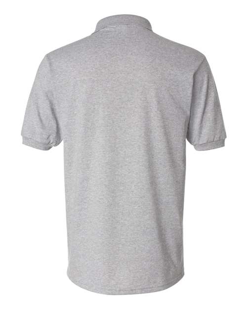 Hanes 054 Adult 50/50 EcoSmart Jersey Knit Polo #color_LIGHT STEEL