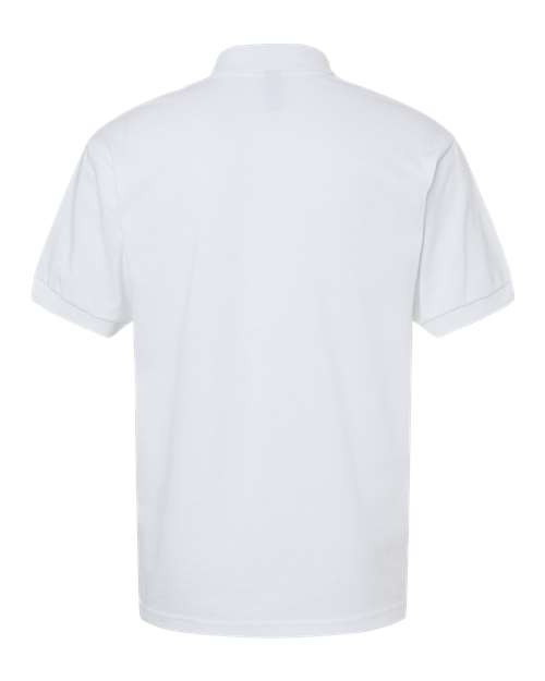 Gildan G880 Adult 50/50 Jersey Polo #color_WHITE