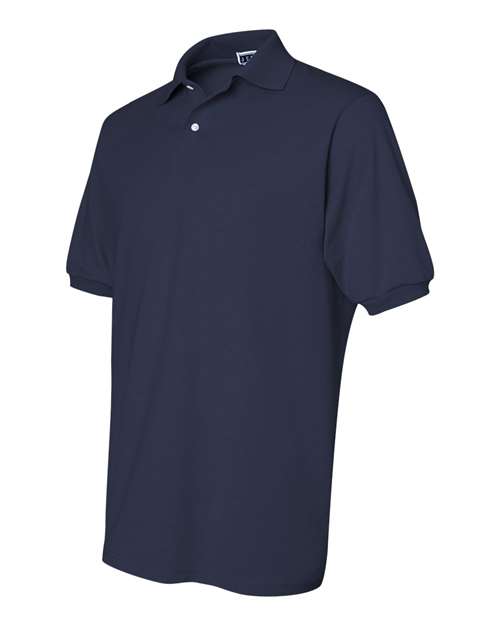 Jerzees 437 Adult SpotShield Jersey Polo #color_J NAVY