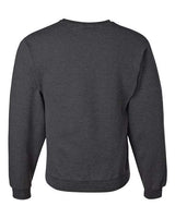 Jerzees 562 Adult NuBlend FleeceCrew #color_BLACK HEATHER