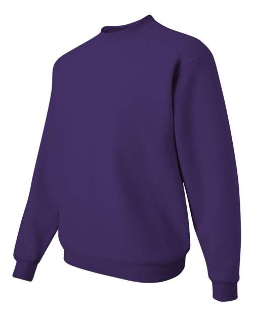 Jerzees 562 Adult NuBlend FleeceCrew #color_DEEP PURPLE