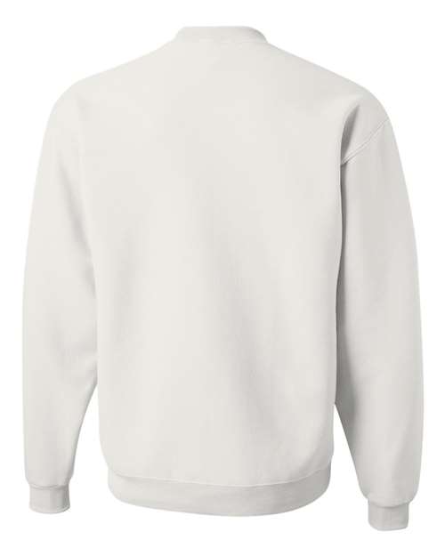 Jerzees 562 Adult NuBlend FleeceCrew #color_WHITE