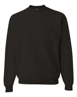 Jerzees 4662 Adult Super Sweats NuBlend Fleece Crew #color_BLACK