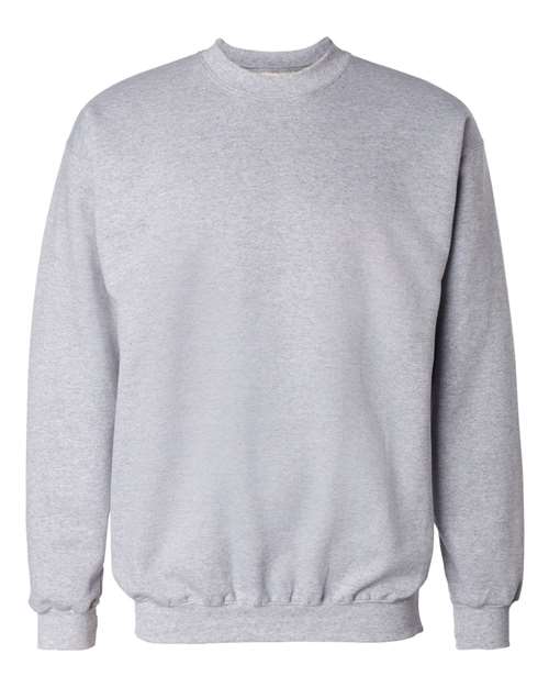 Hanes F260 Adult Ultimate Cotton 90/10 Fleece Crew #color_LIGHT STEEL