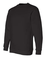 Bayside BA1102 Adult 9.5 oz., 80/20 Heavyweight Crewneck Sweatshirt #color_BLACK