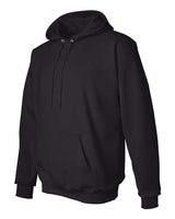 Hanes F170 Adult Ultimate Cotton 90/10 Pullover Hooded Sweatshirt #color_BLACK