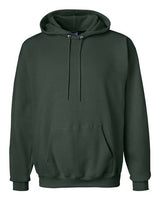 Hanes F170 Adult Ultimate Cotton 90/10 Pullover Hooded Sweatshirt #color_DEEP FOREST