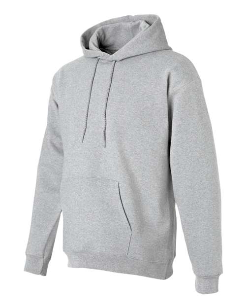 Hanes F170 Adult Ultimate Cotton 90/10 Pullover Hooded Sweatshirt #color_LIGHT STEEL