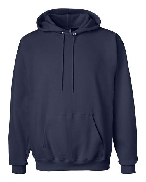 Hanes F170 Adult Ultimate Cotton 90/10 Pullover Hooded Sweatshirt #color_NAVY