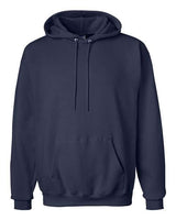 Hanes F170 Adult Ultimate Cotton 90/10 Pullover Hooded Sweatshirt #color_NAVY
