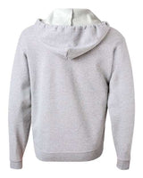 Jerzees 993 Adult NuBlend Fleece Full-Zip Hooded Sweatshirt #color_ASH