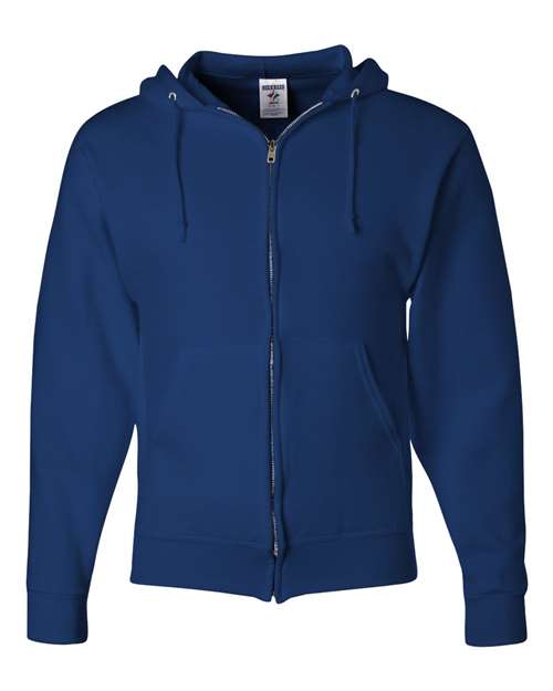 Jerzees 993 Adult NuBlend Fleece Full-Zip Hooded Sweatshirt #color_ROYAL