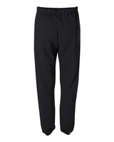 Jerzees 4850P Adult Super Sweats NuBlend Fleece Pocketed Sweatpants #color_BLACK