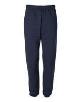 Jerzees 4850P Adult Super Sweats NuBlend Fleece Pocketed Sweatpants #color_J NAVY