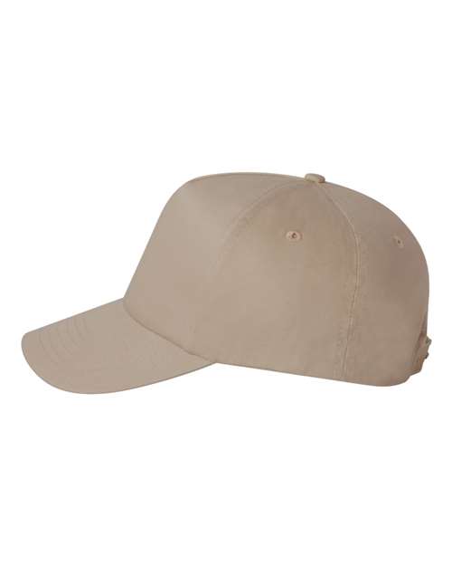 Valucap 8869 Five-Panel Twill Cap #color_Khaki