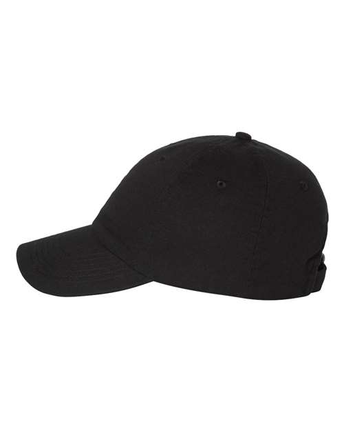 Valucap VC300A Bio-Washed Classic Dad Hat #color_Black