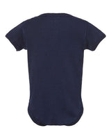 Rabbit Skins 4400 Infant Baby Rib Bodysuit #color_NAVY