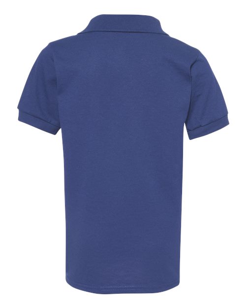 Jerzees 437Y Youth SpotShield Jersey Polo #color_ROYAL
