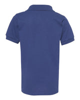 Jerzees 437Y Youth SpotShield Jersey Polo #color_ROYAL