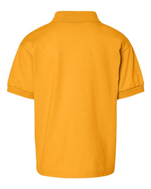 Gildan G880B Youth 50/50 Jersey Polo #color_GOLD