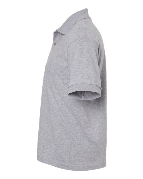 Gildan G880B Youth 50/50 Jersey Polo #color_SPORT GREY