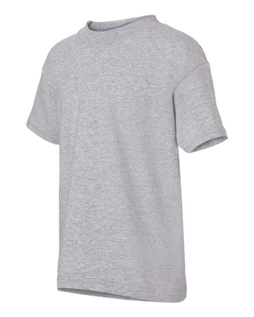 Hanes 5480 Youth Comfortsoft Cotton T-Shirt #color_LIGHT STEEL