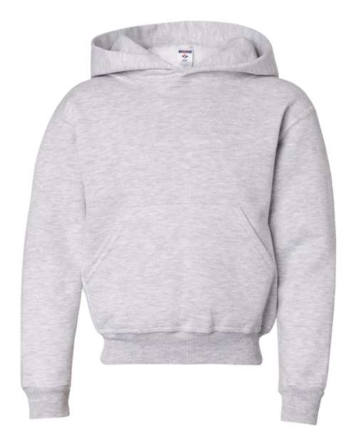 Jerzees 996Y Youth NuBlend Fleece Pullover Hooded Sweatshirt #color_ASH