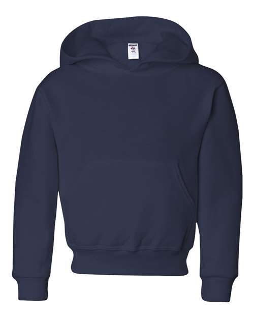Jerzees 996Y Youth NuBlend Fleece Pullover Hooded Sweatshirt #color_J NAVY