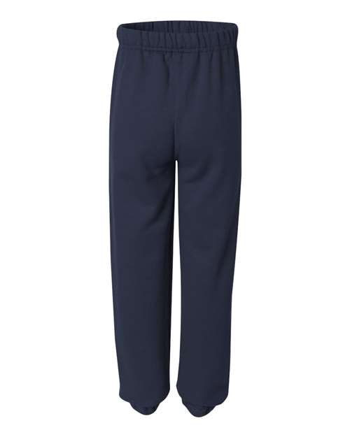 Jerzees 973B Youth NuBlend Fleece Sweatpants #color_J NAVY