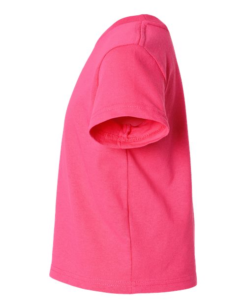 Rabbit Skins RS3301 Toddler Cotton Jersey T-Shirt #color_HOT PINK