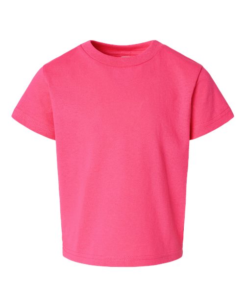 Rabbit Skins RS3301 Toddler Cotton Jersey T-Shirt #color_HOT PINK
