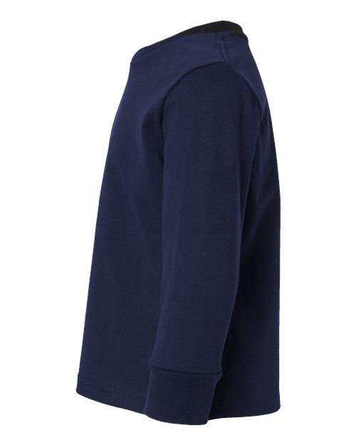 Rabbit Skins 3311 Toddler Long-Sleeve T-Shirt #color_NAVY