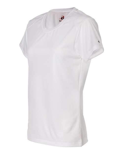 Badger 4160 Women’s B-Core T-Shirt #color_White