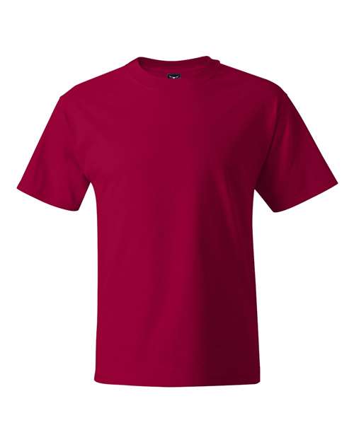 Hanes 5180 Unisex Beefy-T T-Shirt #color_DEEP RED