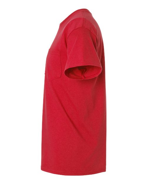 Gildan G230 Adult Ultra Cotton  Pocket T-Shirt #color_RED