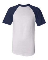 Augusta Sportswear 423 Adult Short-Sleeve Baseball Jersey #color_WHITE/ NAVY