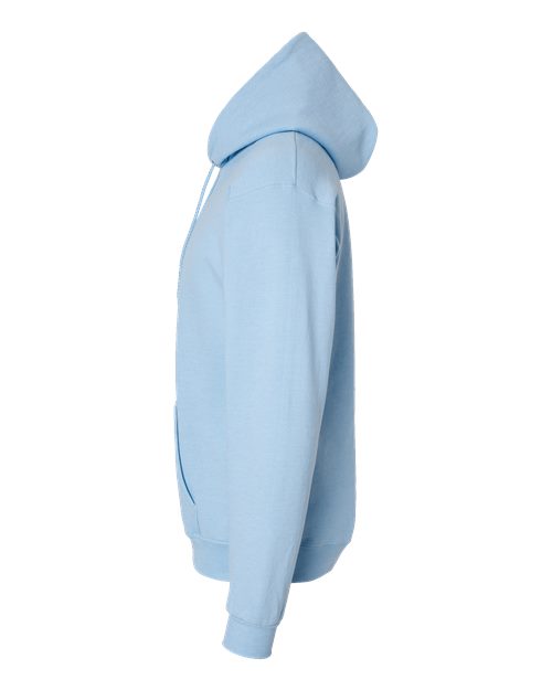 Hanes P170 Unisex Ecosmart 50/50 Pullover Hooded Sweatshirt #color_LIGHT BLUE