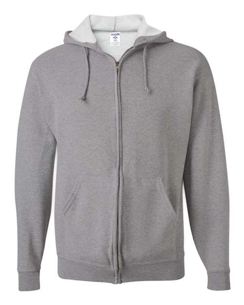 Jerzees 993 Adult NuBlend Fleece Full-Zip Hooded Sweatshirt #color_OXFORD