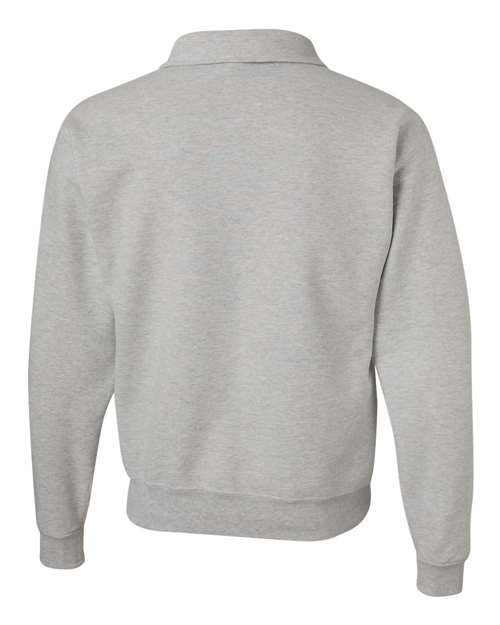 Jerzees 4528 Adult Super Sweats NuBlend Fleece Quarter-Zip Pullover #color_OXFORD