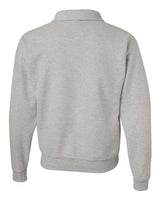 Jerzees 4528 Adult Super Sweats NuBlend Fleece Quarter-Zip Pullover #color_OXFORD