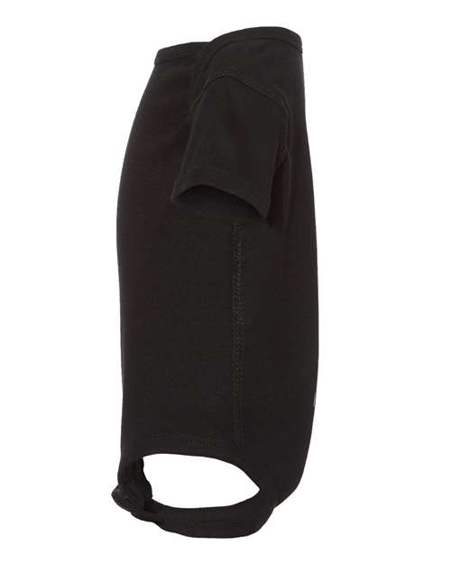 Rabbit Skins 4400 Infant Baby Rib Bodysuit #color_BLACK