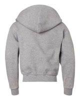 Jerzees 993B Youth NuBlend Fleece Full-Zip Hooded Sweatshirt #color_OXFORD