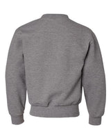 Jerzees 562B Youth NuBlend Fleece Crew #color_OXFORD