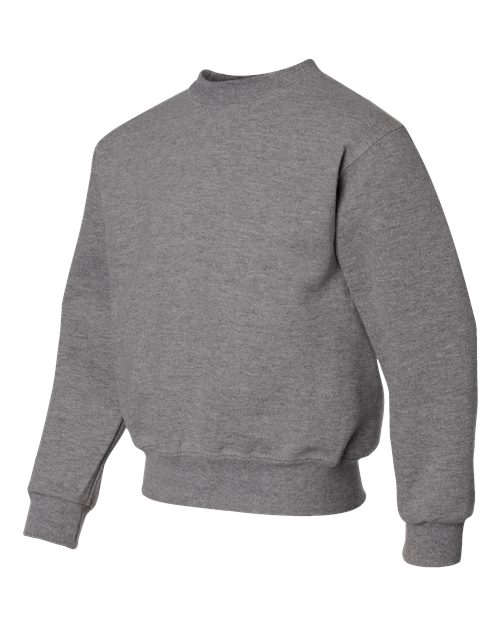 Jerzees 562B Youth NuBlend Fleece Crew #color_OXFORD