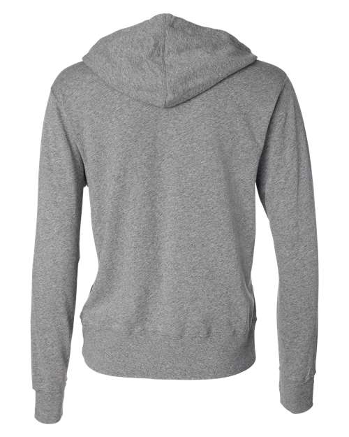 Independent Trading Co. PRM90HTZ Heathered French Terry Full-Zip Hooded Sweatshirt #color_Salt & Pepper
